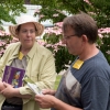 Mechthild Becker und ihr Mann Ralf Schnellmann sprangen für Dr. Knopf bei der Cornus-Führung ein